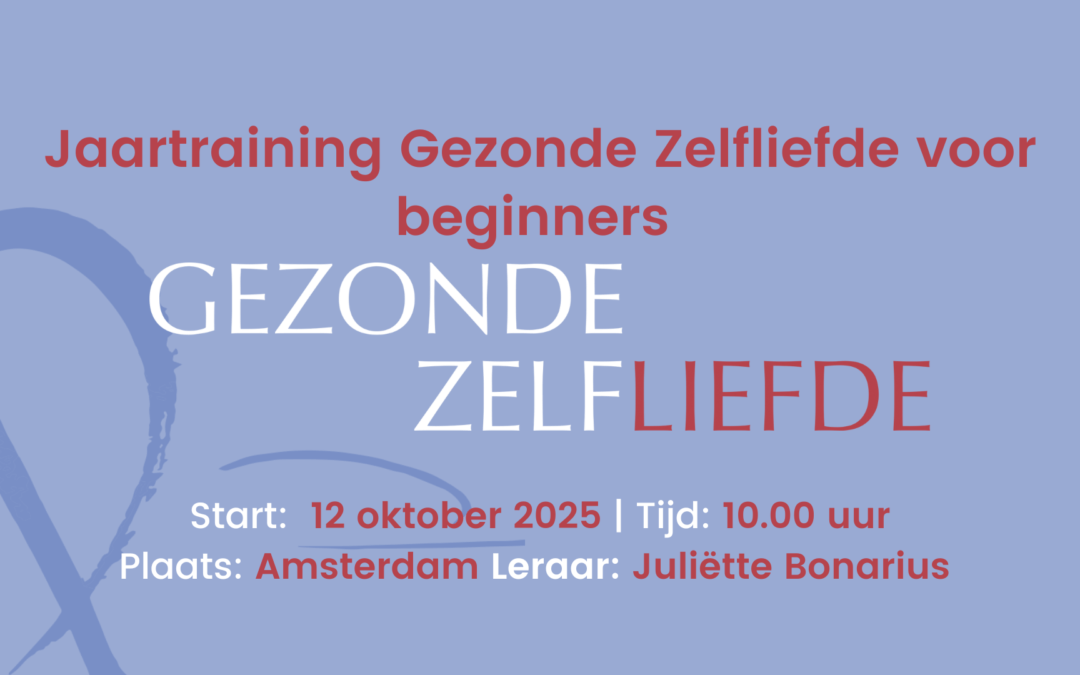 Jaartraining Gezonde Zelfiefde